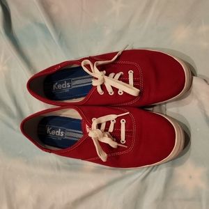 Keds red women's shoes size 11